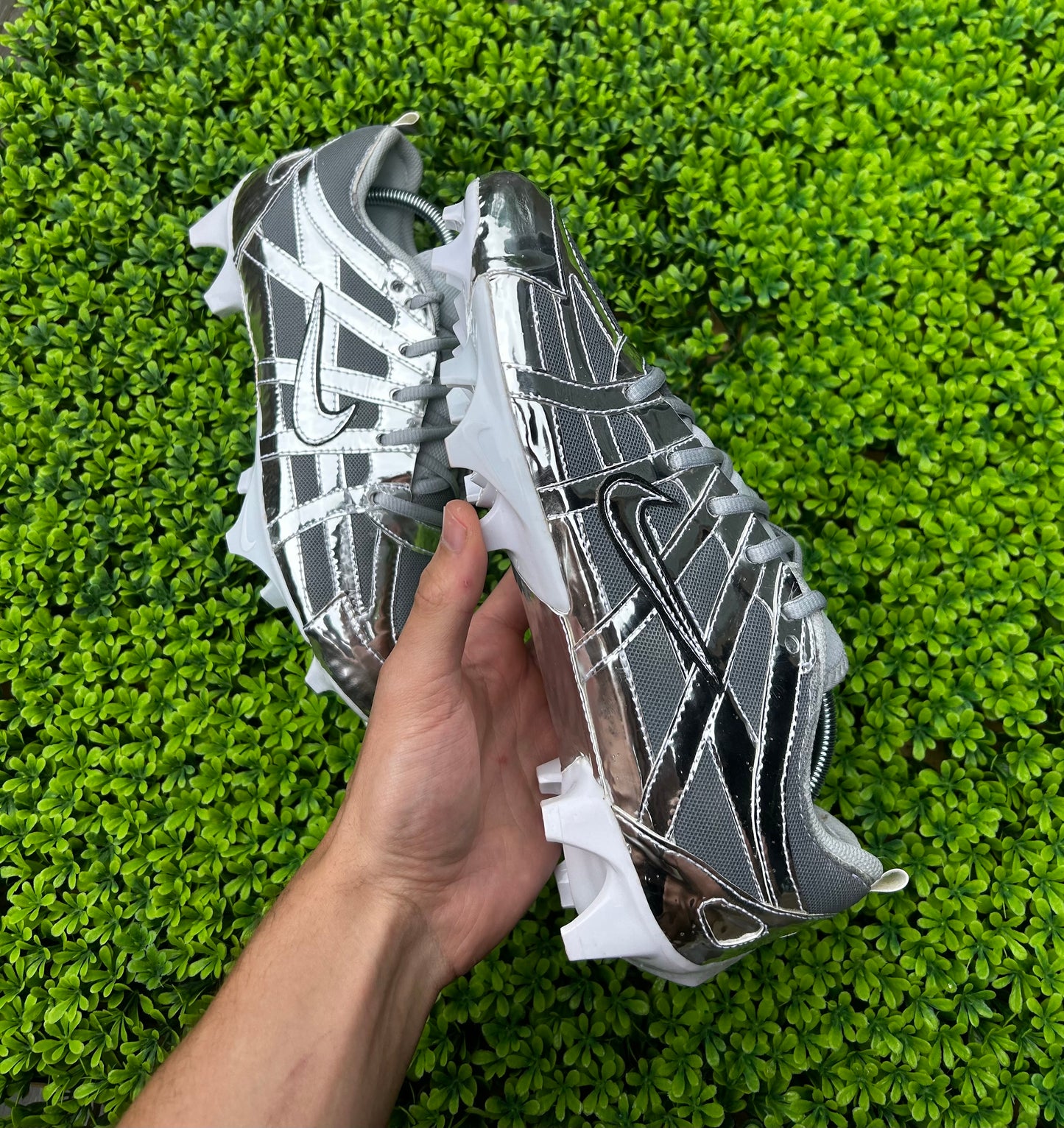 Custom Chrome p6000 Sewn Football Cleats