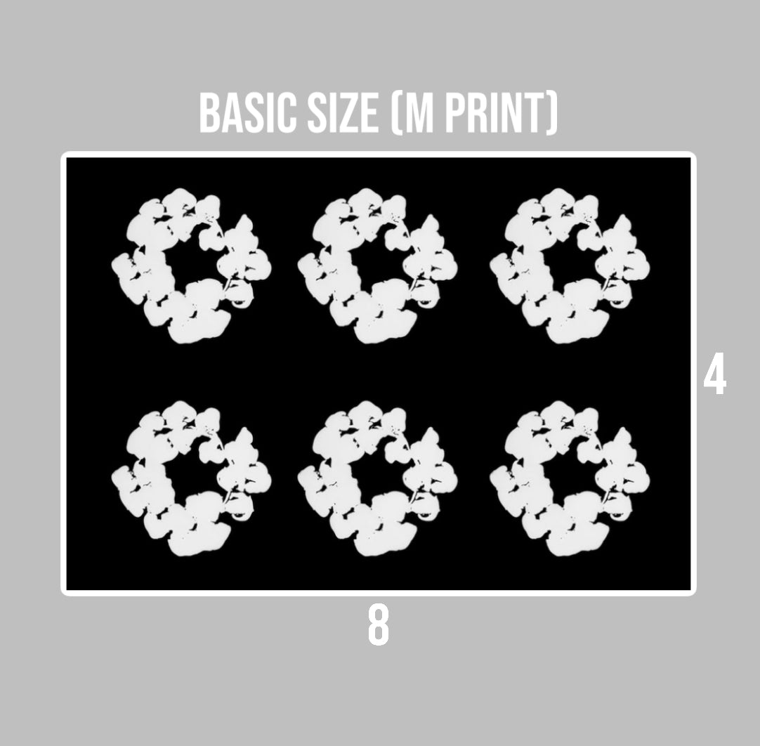 DIY Vinyl DT stencils 2x 8-4inch sheets