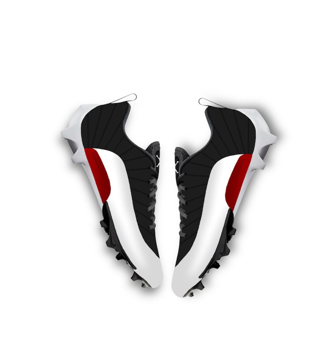 Custom Jordan 12 Alpha sewn Football Cleats