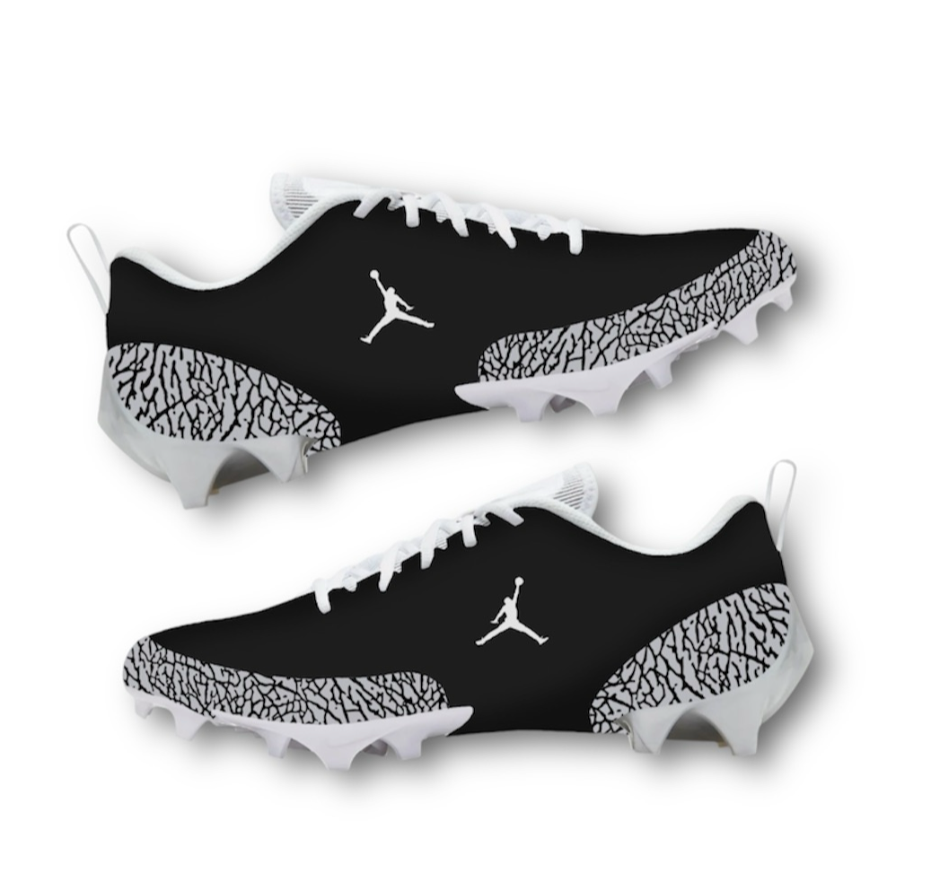 Custom (Elephant Print) Jordan Football Cleats