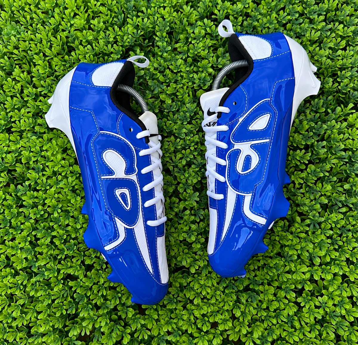 Custom CD Colored Sewn Football Cleats