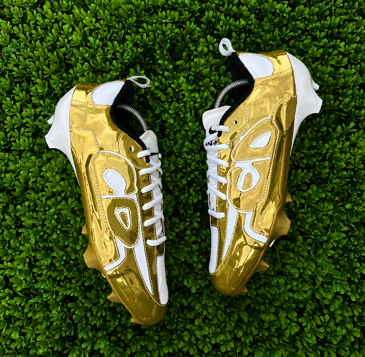 Custom CD Colored Sewn Football Cleats