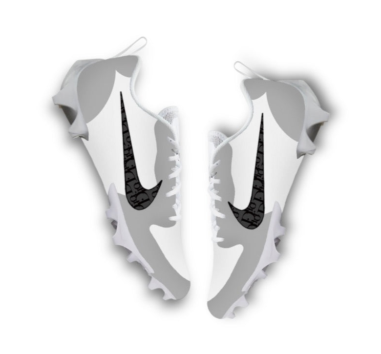 Custom designer Jordan 1 Football Cleats