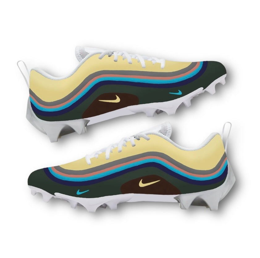 Custom 1/97 Air Max Football Cleats