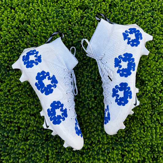 Custom Floral UT Football Cleats