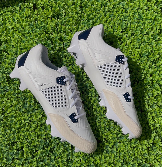 Custom Jordan 4 sewn Football Cleats