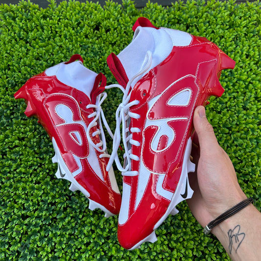 Custom CD Colored Sewn Football Cleats