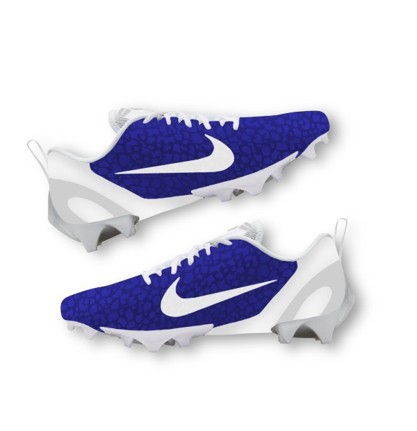 Custom KB Navy blue Football Cleats