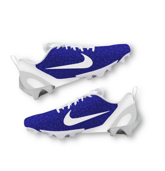 Custom KB Navy blue Football Cleats