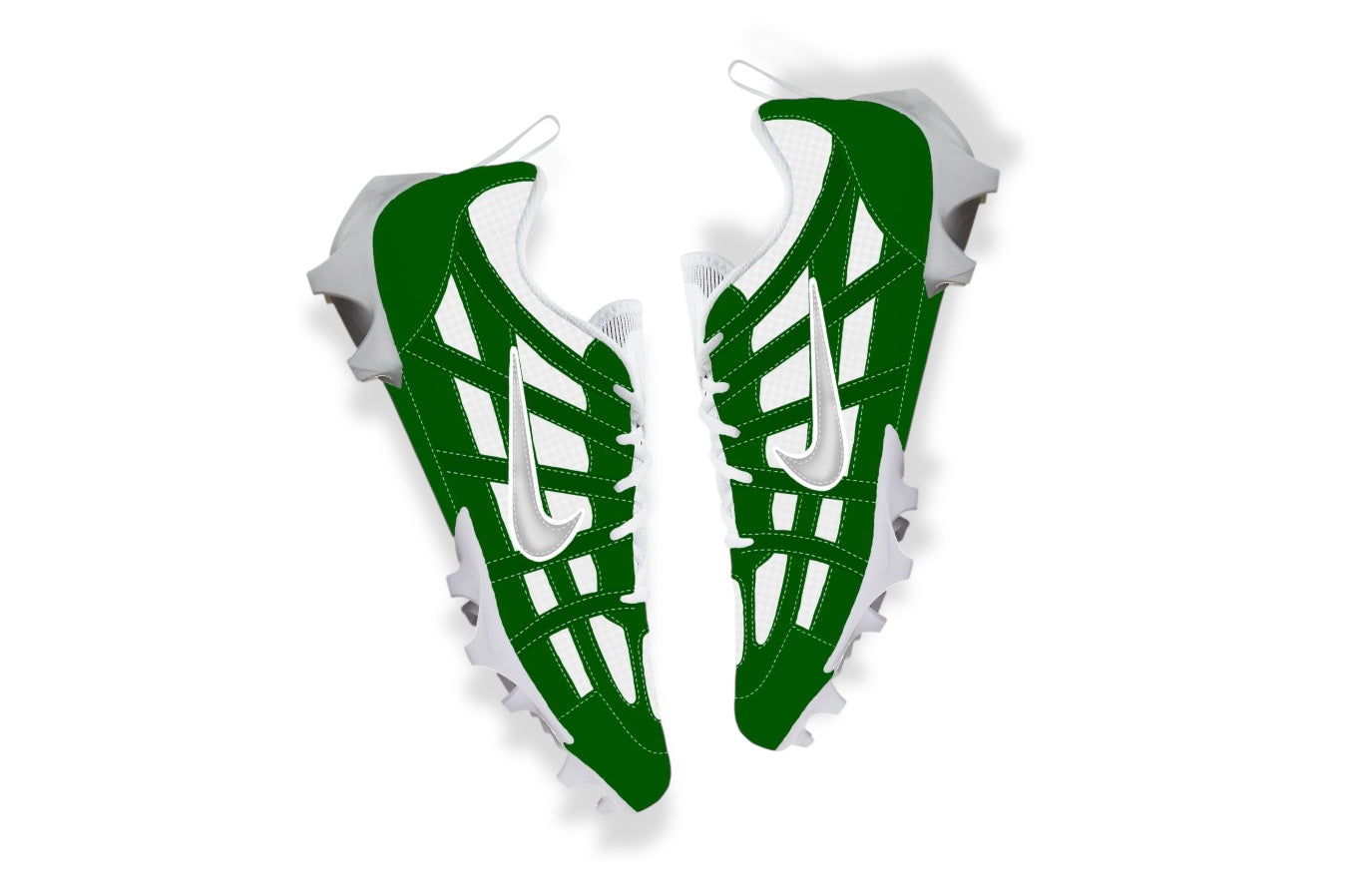 Custom chrome swoosh p6000 Sewn Football Cleats