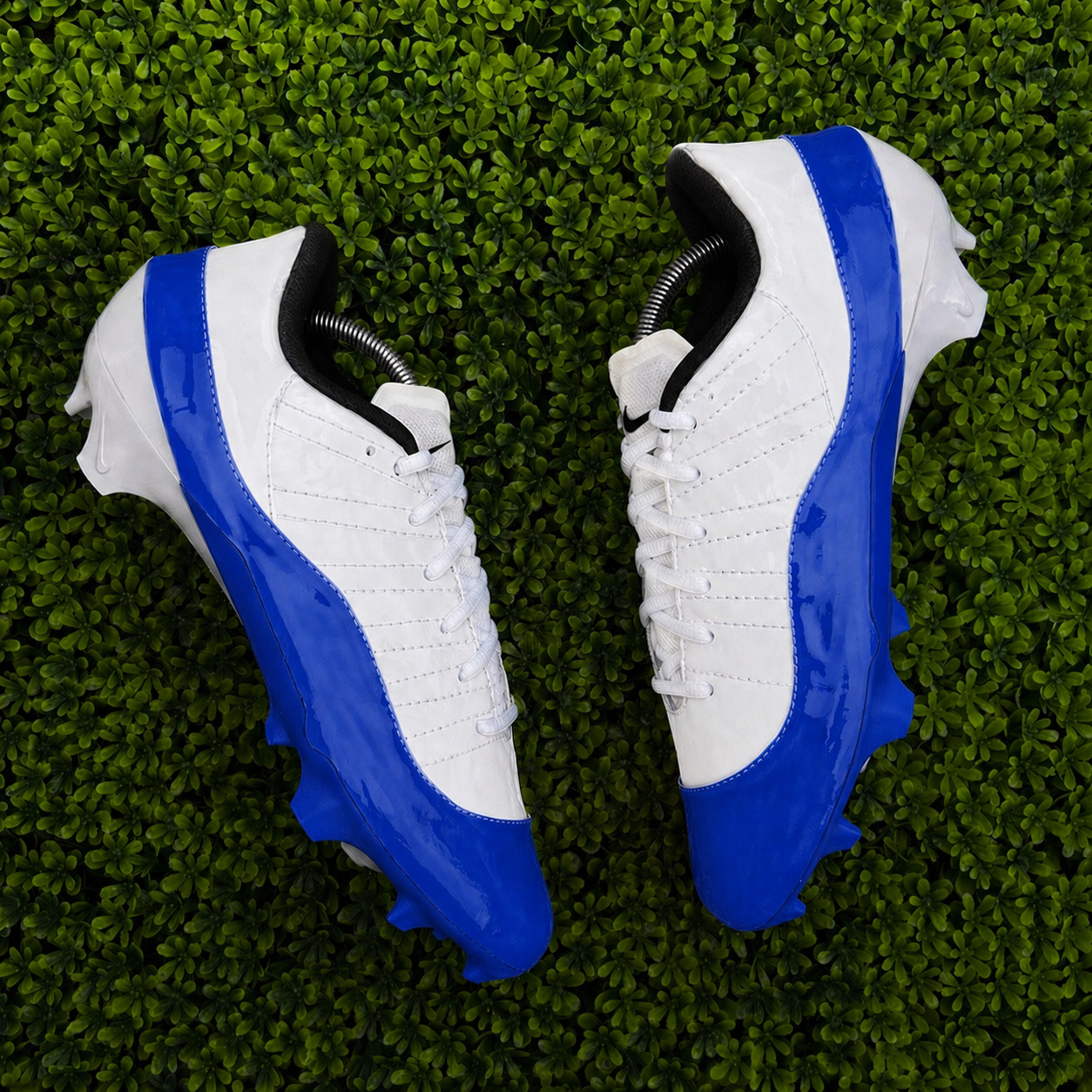 Custom Jordan 11 w sewn Football Cleats