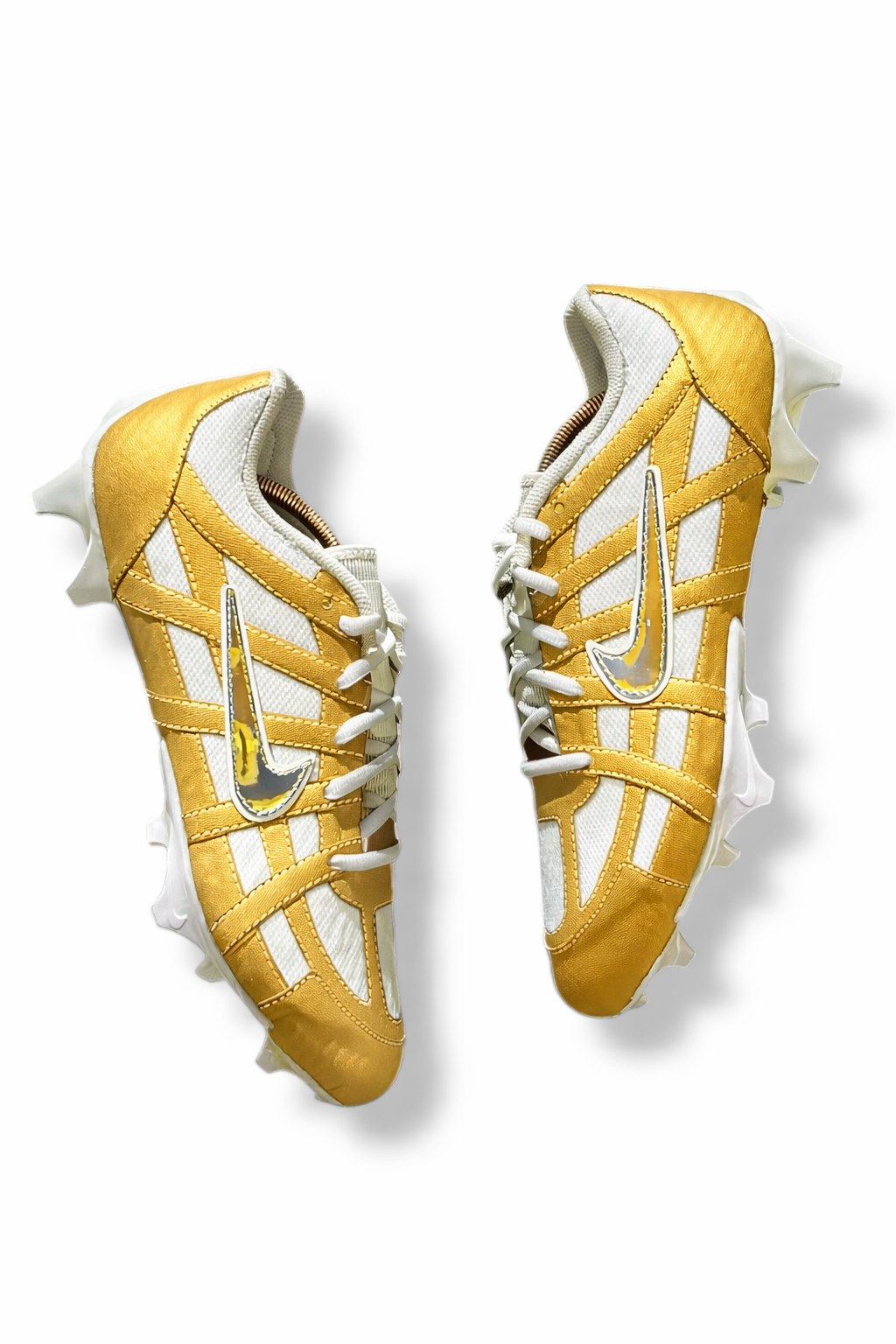 Custom chrome swoosh p6000 Sewn Football Cleats