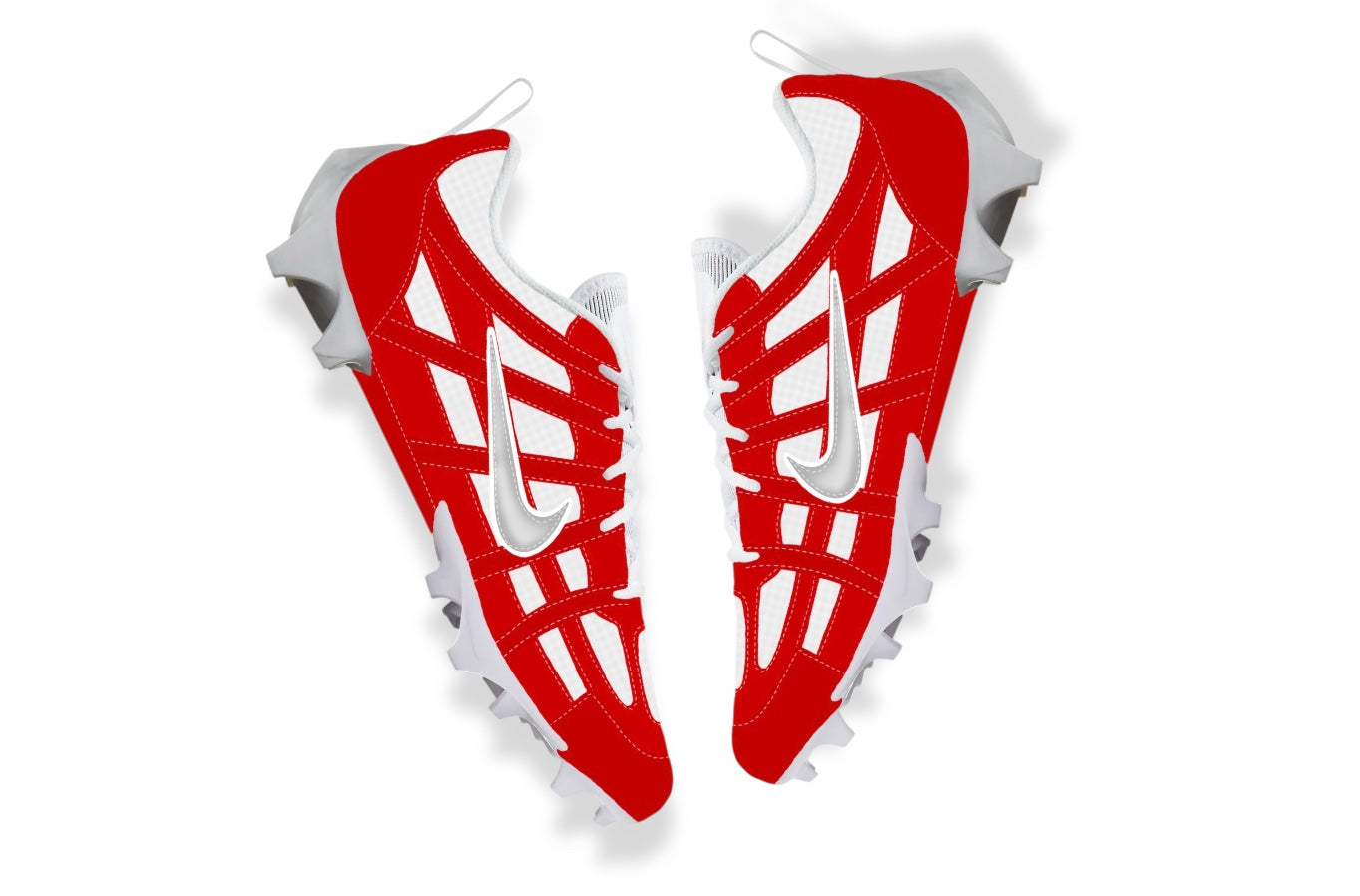 Custom chrome swoosh p6000 Sewn Football Cleats