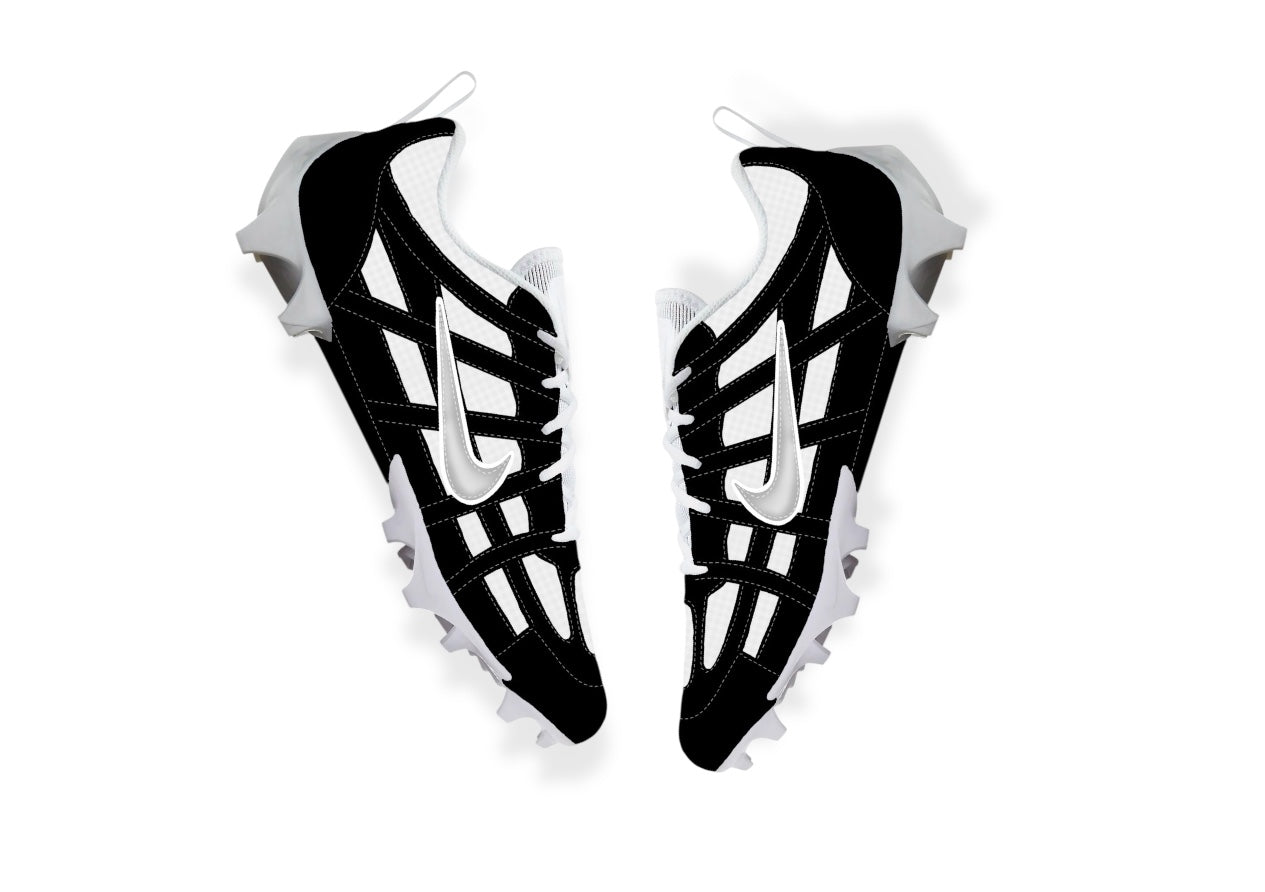 Custom chrome swoosh p6000 Sewn Football Cleats