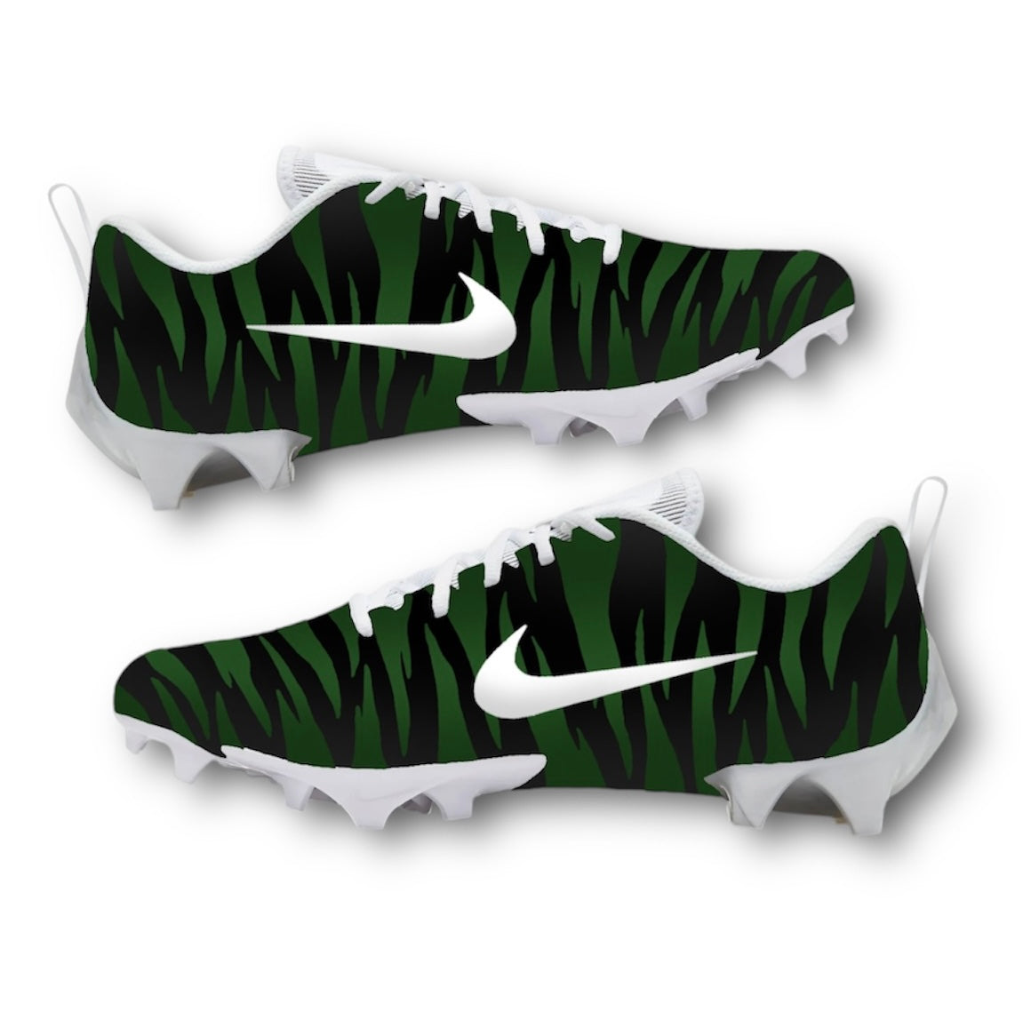 Custom Tiger Print Football Cleats