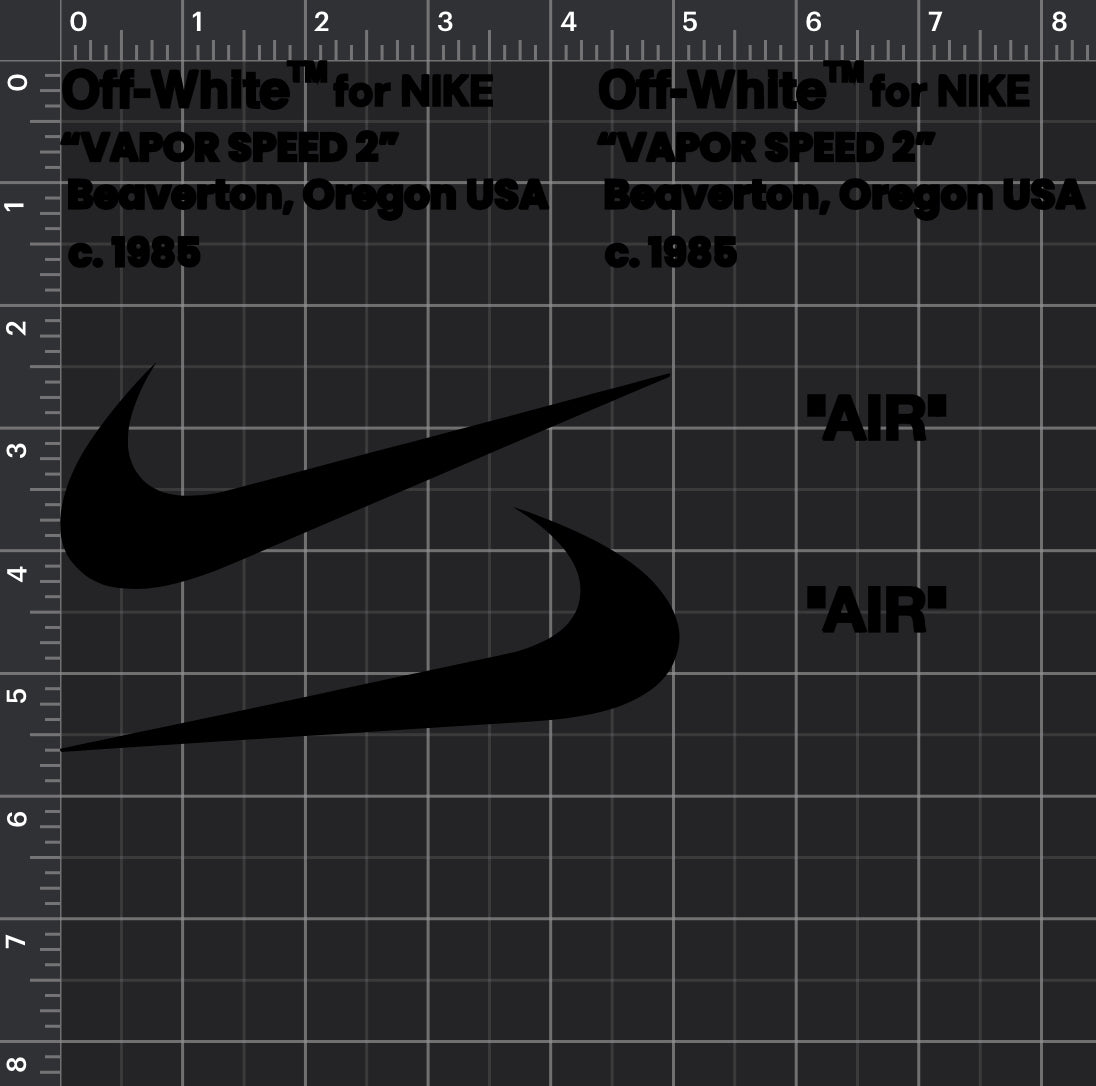 DIY Vinyl OffW stencil sheet (M 8inch-6inch)