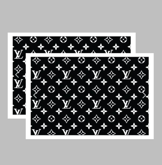 DIY Vinyl LV stencils 2x 5-7inch sheets