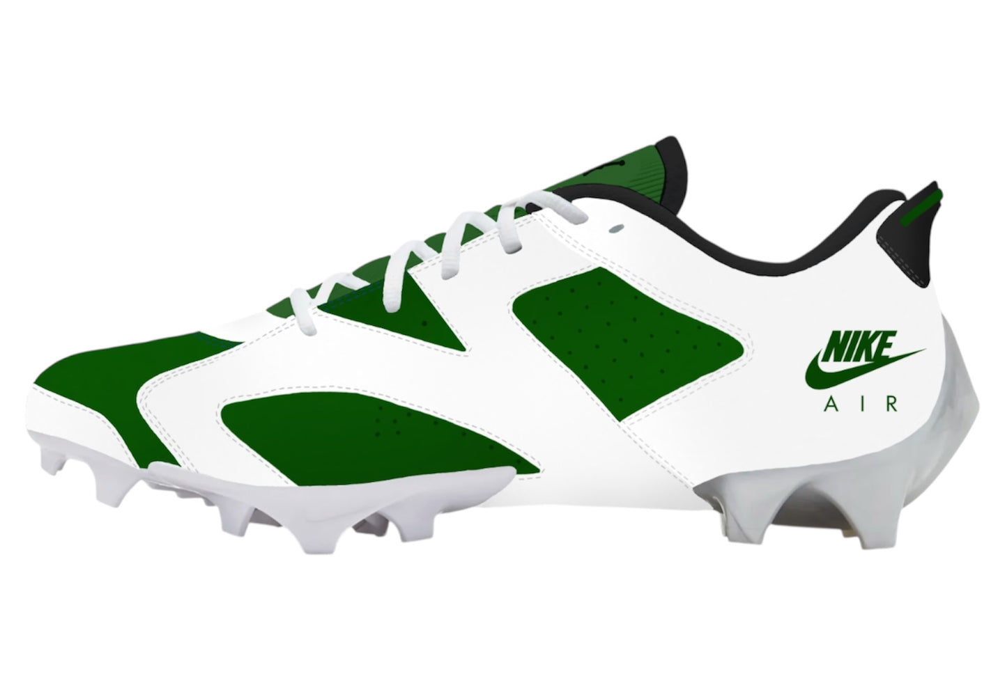 Custom Carmines 6s Sewn Football Cleats