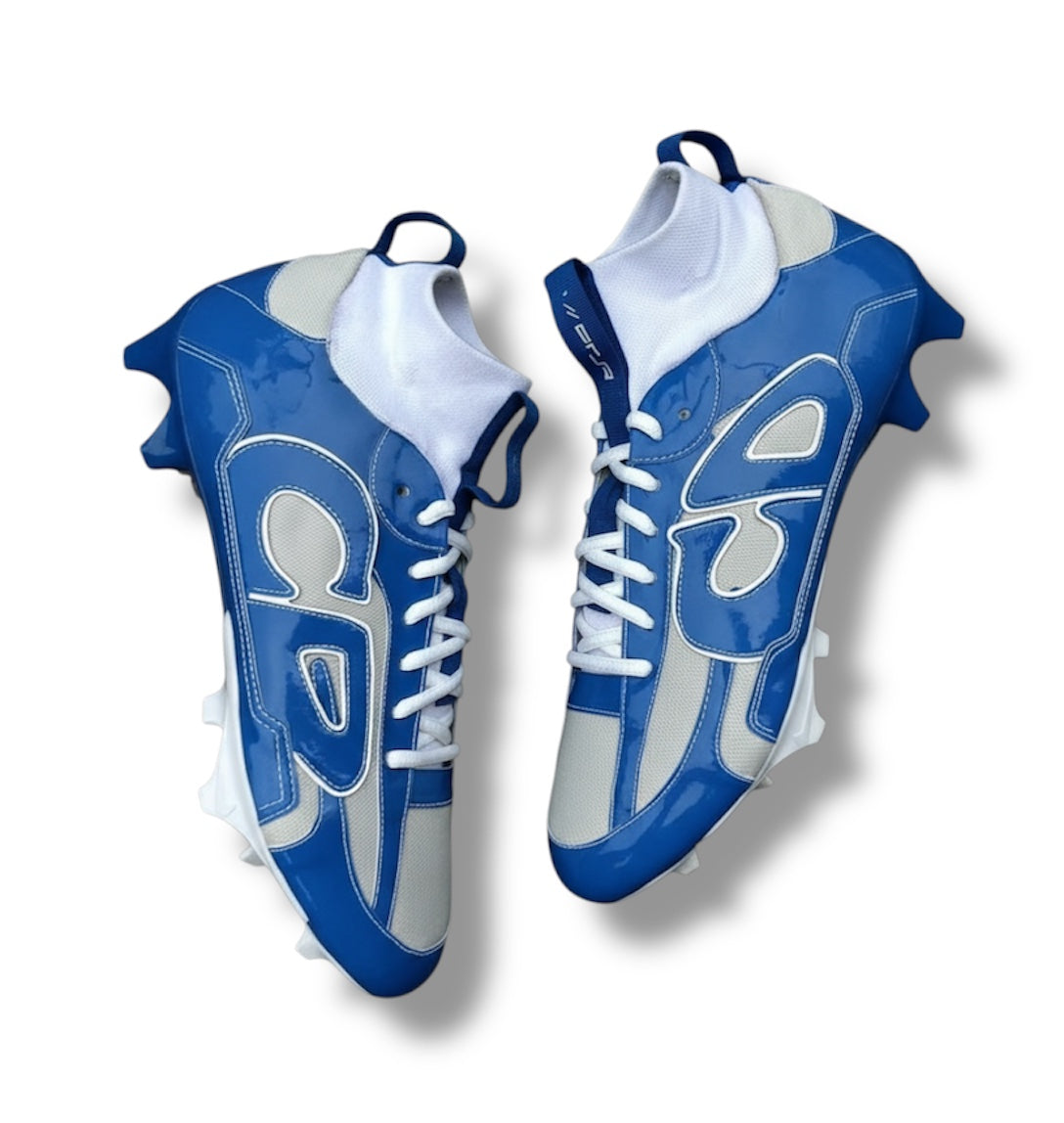Custom CD Colored Sewn Football Cleats