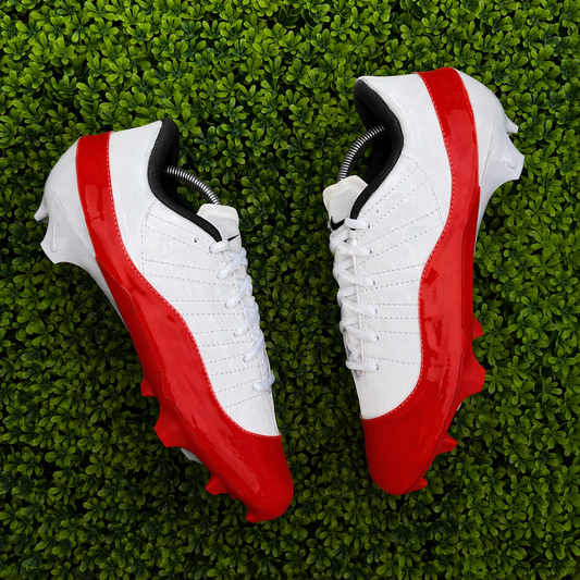 Custom Jordan 11 w sewn Football Cleats