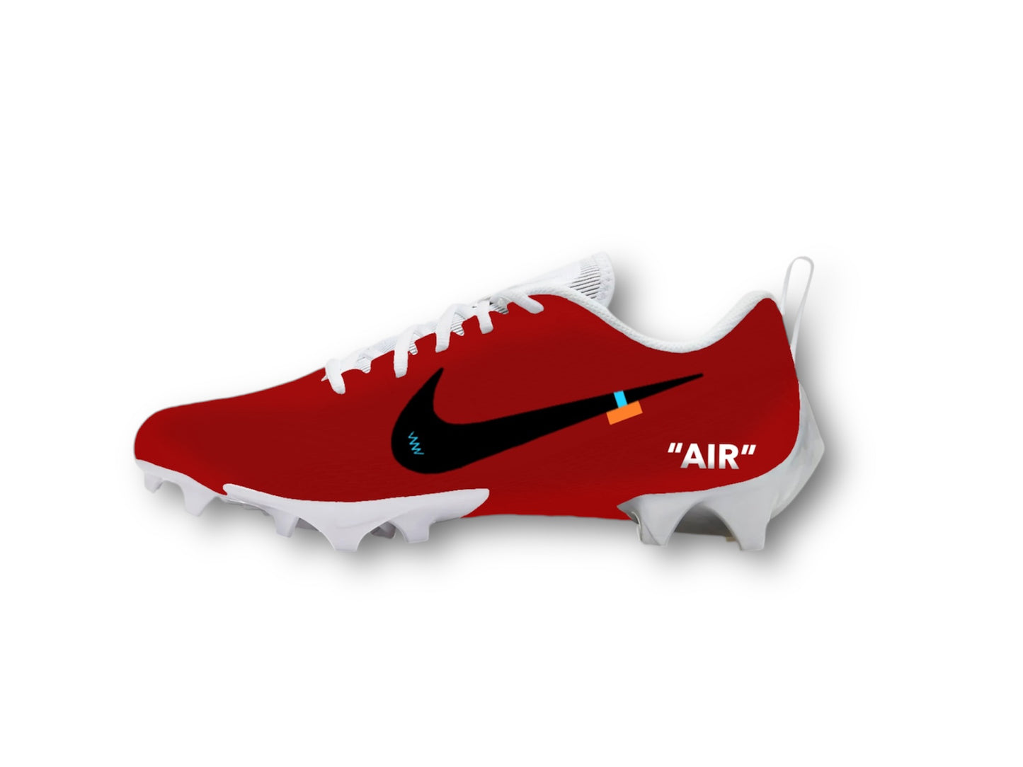 Custom OffW AIR Football Cleats