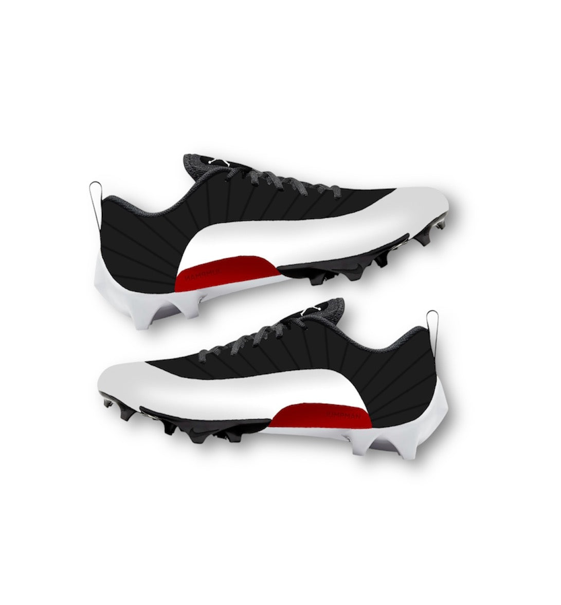 Custom Jordan 12 Alpha Football Cleats